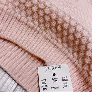 J.CREW Baby Pink Beanie